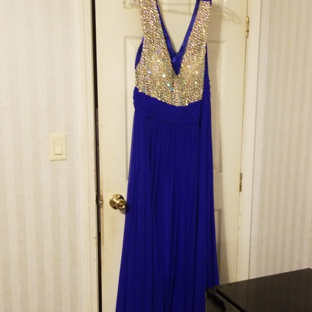 💙Siveny's Closet Royal Blue Formal/ Prom Dress-Size 20/💙 - Picture 2 of 8